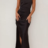 WW | Rosiedress Rückenfrei Seitenschlitz Maxi Cami Kleid