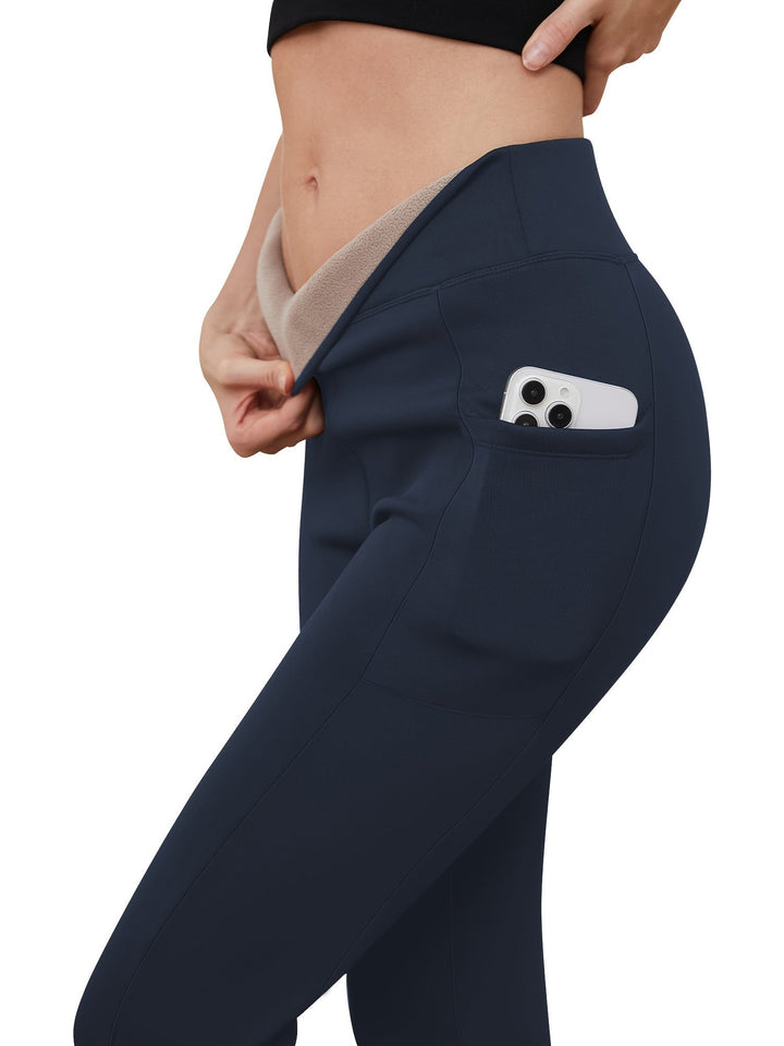 W&W Mode | Fleece Leggings für kuschelige Winter Workouts im Freien