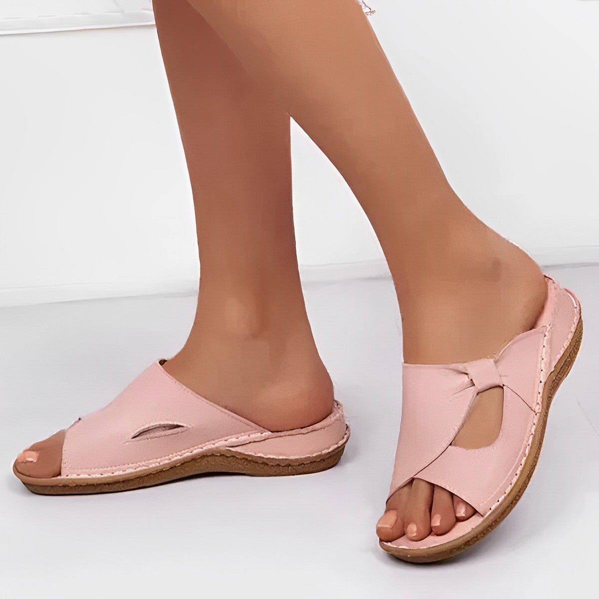 WW | Orthopädische Leder-Sandalen