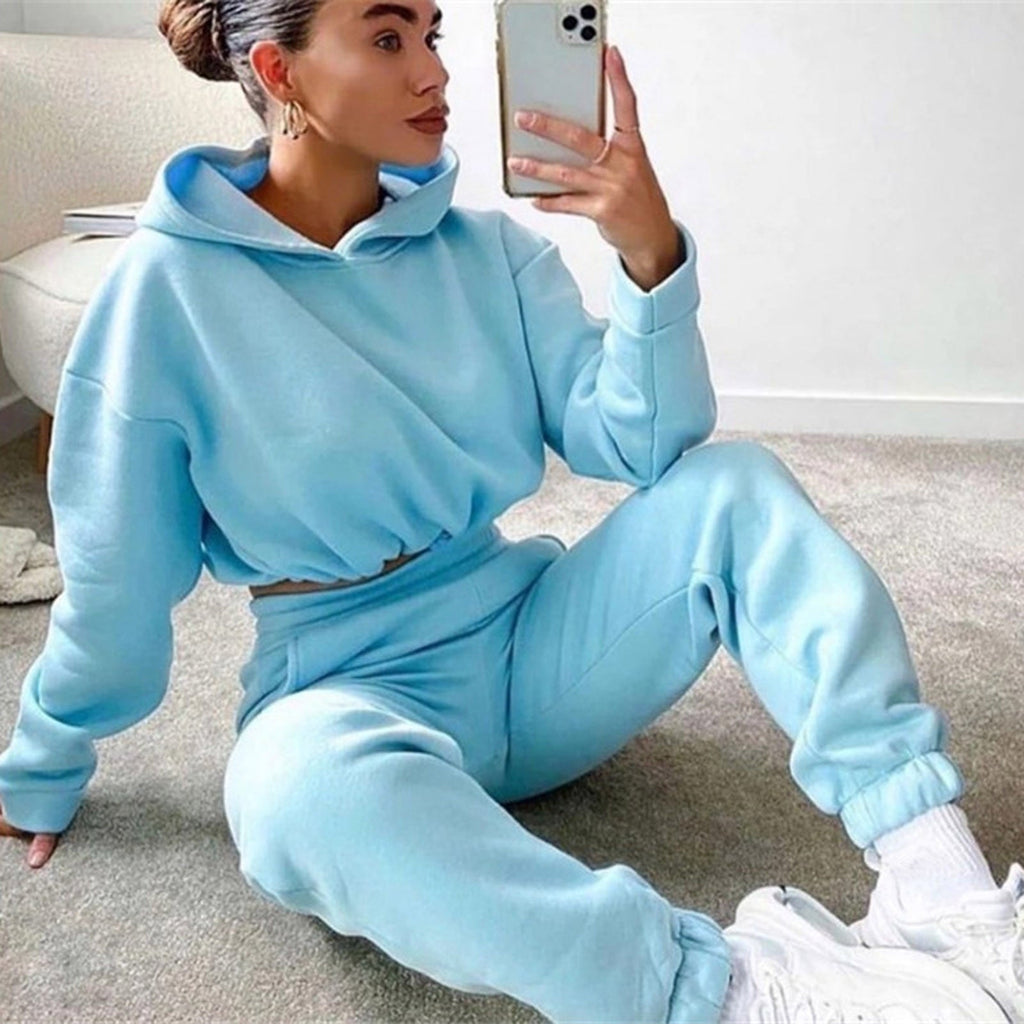 WW | Oversized Hoodie und Jogginghose Set für Damen
