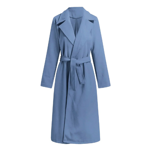 W&W Mode | langer Wickelmantel - stilvolle Winteroberbekleidung für Damen