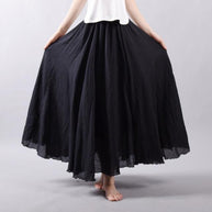WW | Lässig fallender Boho Maxi Rock für Damen