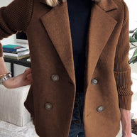 WW | Eleganter Blazer mit kontrastierenden Ärmeln