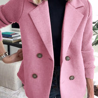WW | Eleganter Blazer mit kontrastierenden Ärmeln