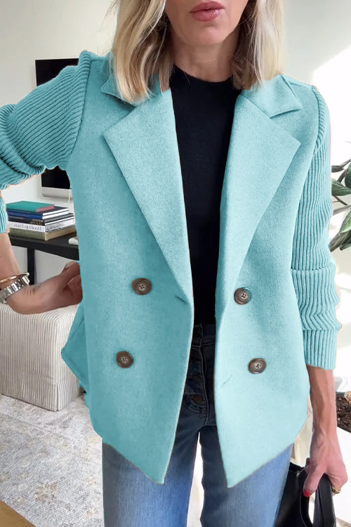 W&W Mode | Eleganter Blazer mit kontrastierenden Ärmeln