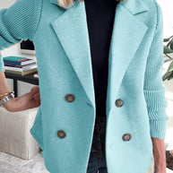 WW | Eleganter Blazer mit kontrastierenden Ärmeln