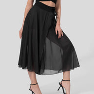 2-in-1-Rock aus Tüll mit hoher Taille