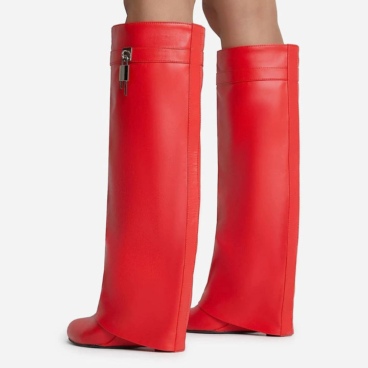 W&W Mode | Haifischstiefel aus Leder