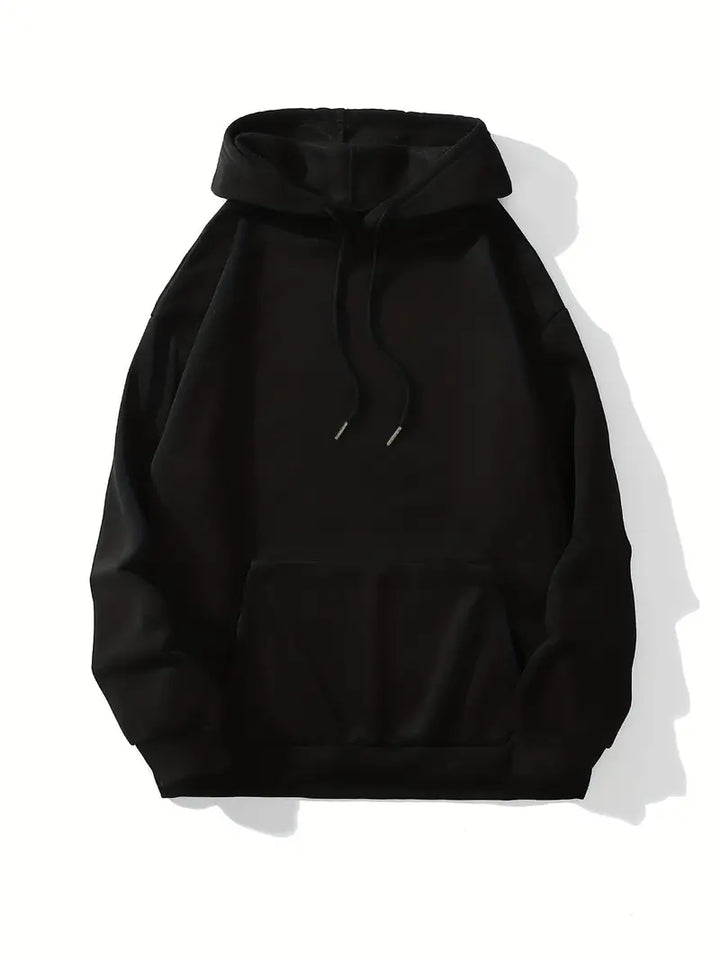 W&W Mode | Bequemer Einfarbiger Damen Hoodie mit Kapuze