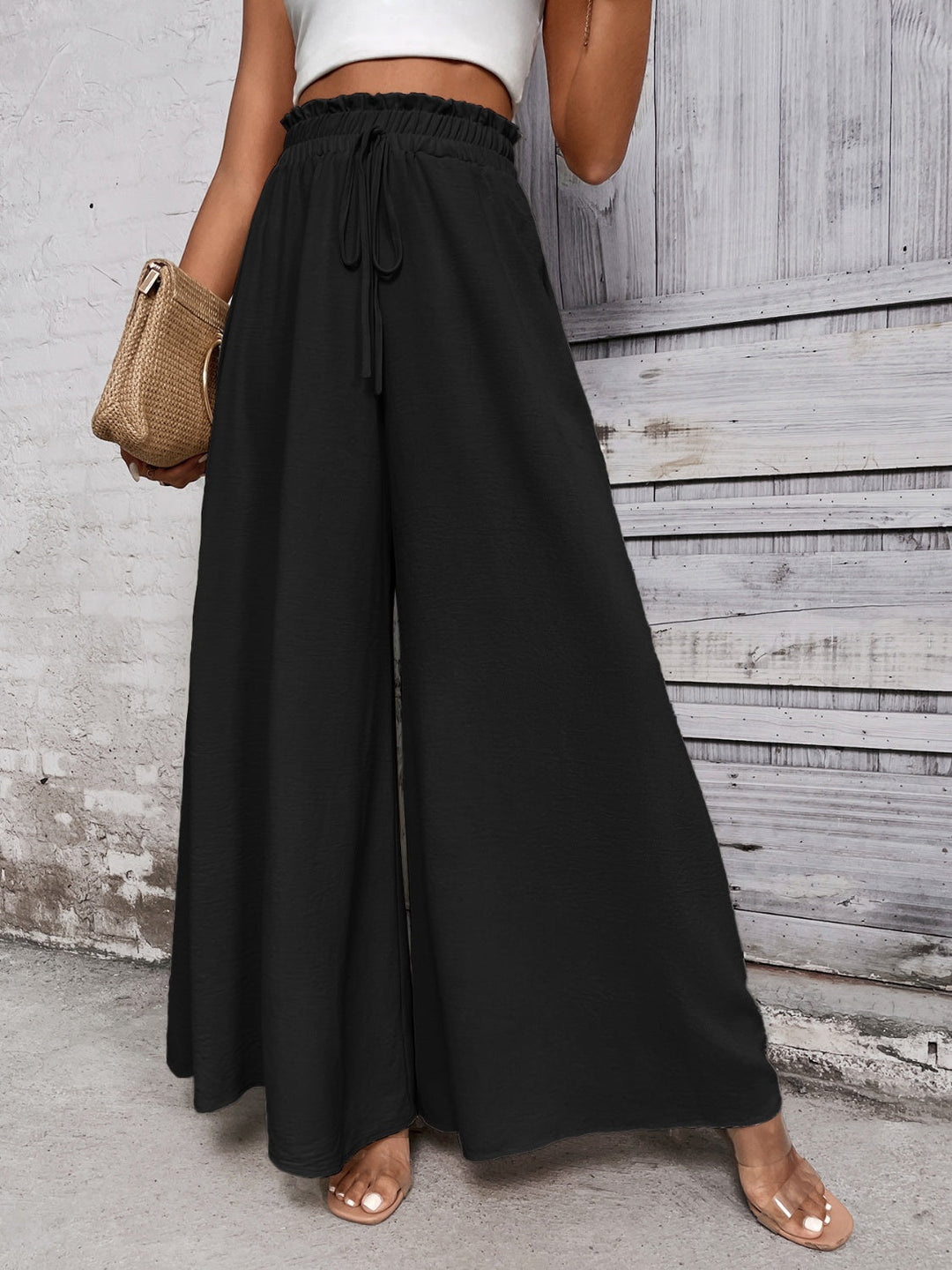 W&W Mode | Ärmelloses Pailletten Rundhals Mini Kleid