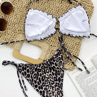 WW | Rüschentrill Halterneck Bikini Set