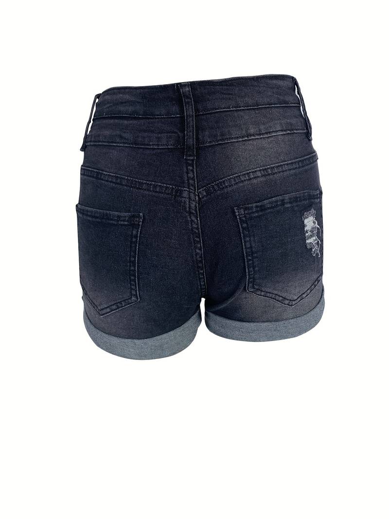 W&W Mode | Frühling/Sommer Rippend Denim Shorts