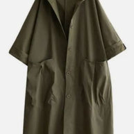 WW | Übergroße Wasserdichte Windbreaker-Jacke