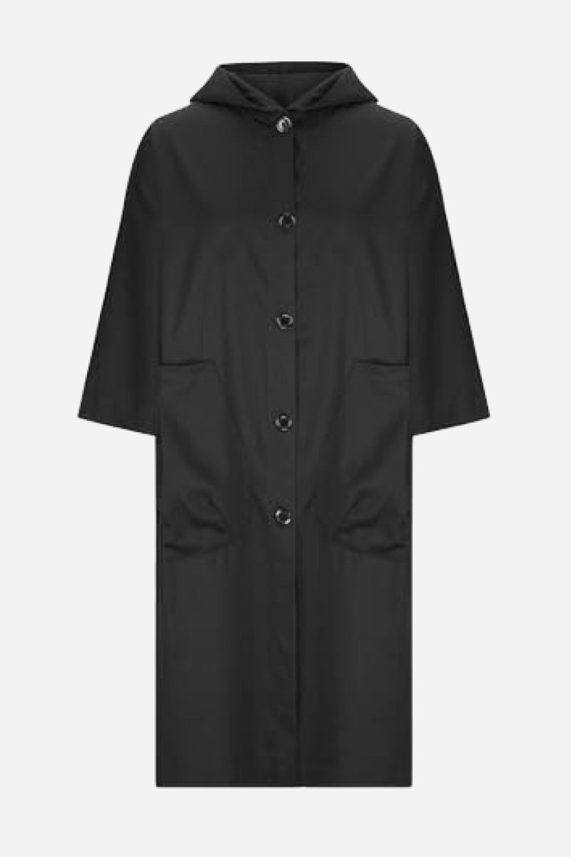 Oversize-Windbreaker-Jacke mit wasserabweisendem Material und Windschutz
