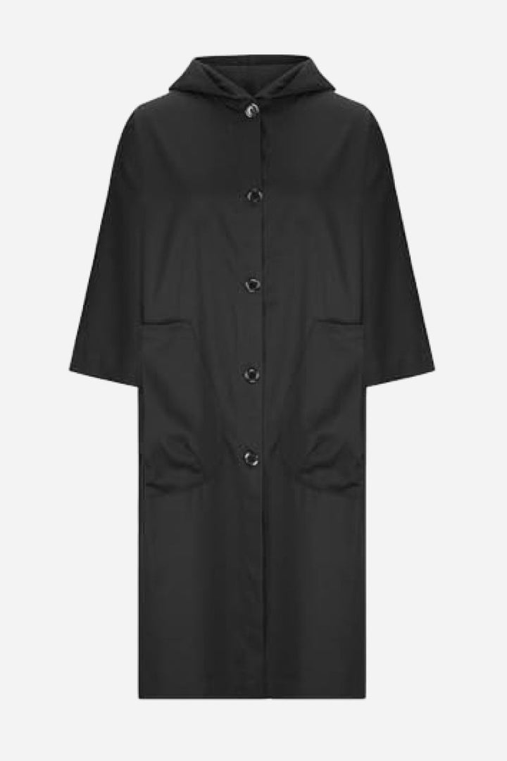 Oversize-Windbreaker-Jacke mit wasserabweisendem Material und Windschutz