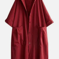 WW | Übergroße Wasserdichte Windbreaker-Jacke