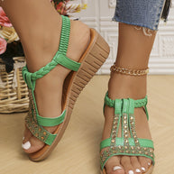 WW | Sandalen mit Offener Zehe und Strass