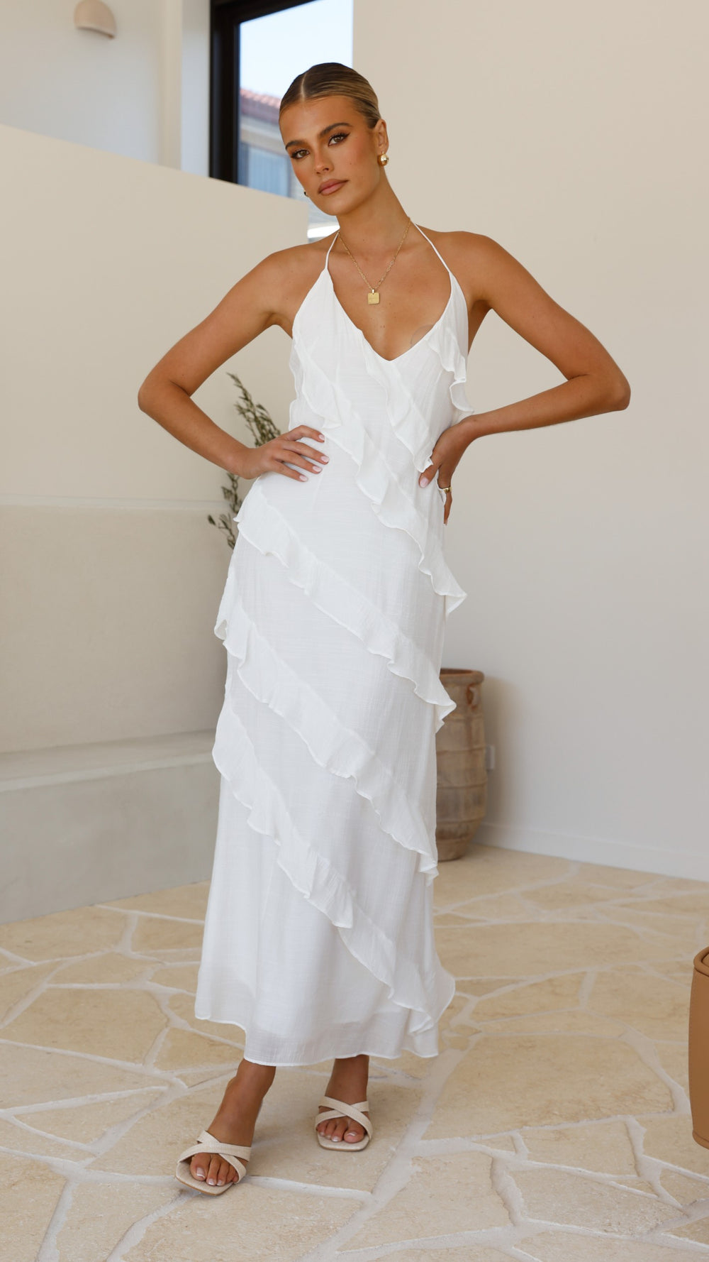 W&W Mode | Kleid Mit Verspielten Rüschen