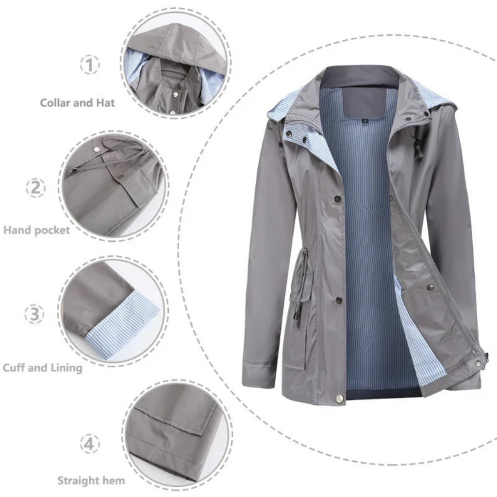 WW | Leichte Damen Regenjacke Wasserabweisend