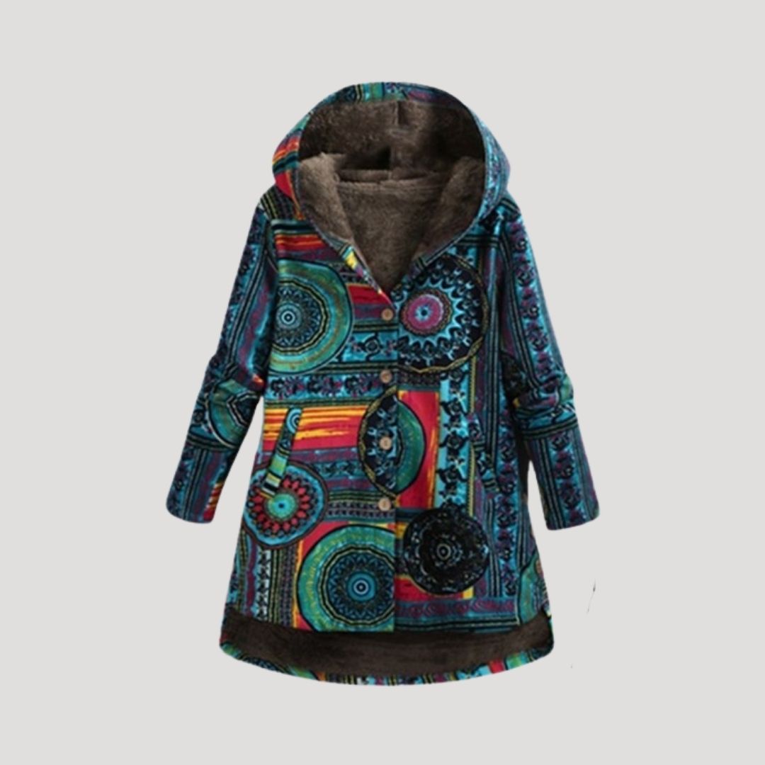 WW | Damen Kapuzen Kunstfell Lange Winterjacke