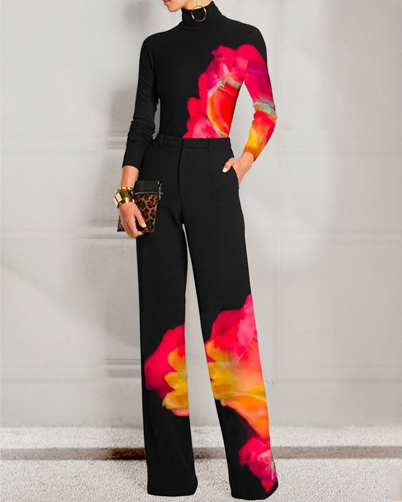 WW | T Shirt mit Stehkragen