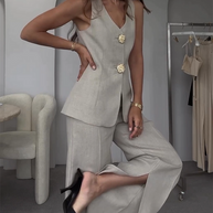 WW | Zweiteiliges Set mit Schlitzhose