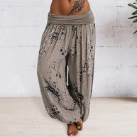 WW | Frauen Tie Dye Bedruckte Hose