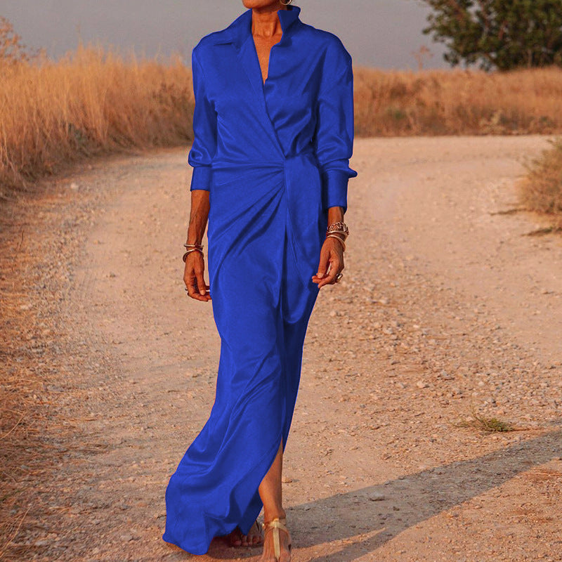 WW | Lefèvre Modisches Seidenkleid