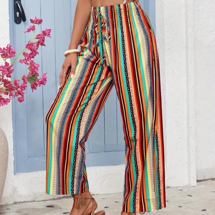 Hose | Stilvolle Damen-Hose mit Kordelzug für den täglichen Gebrauch