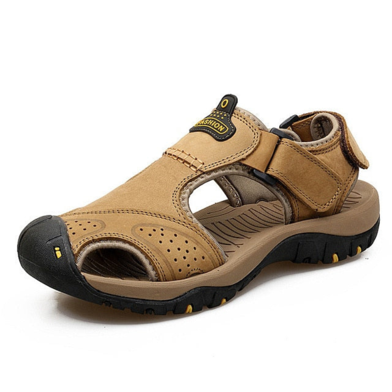 W&W Mode | Herren Leder Sandalen Bequeme & Klassische Sandalen Für Männer