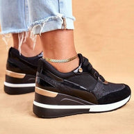 WW | Plattform Sneakers Mit Pailletten
