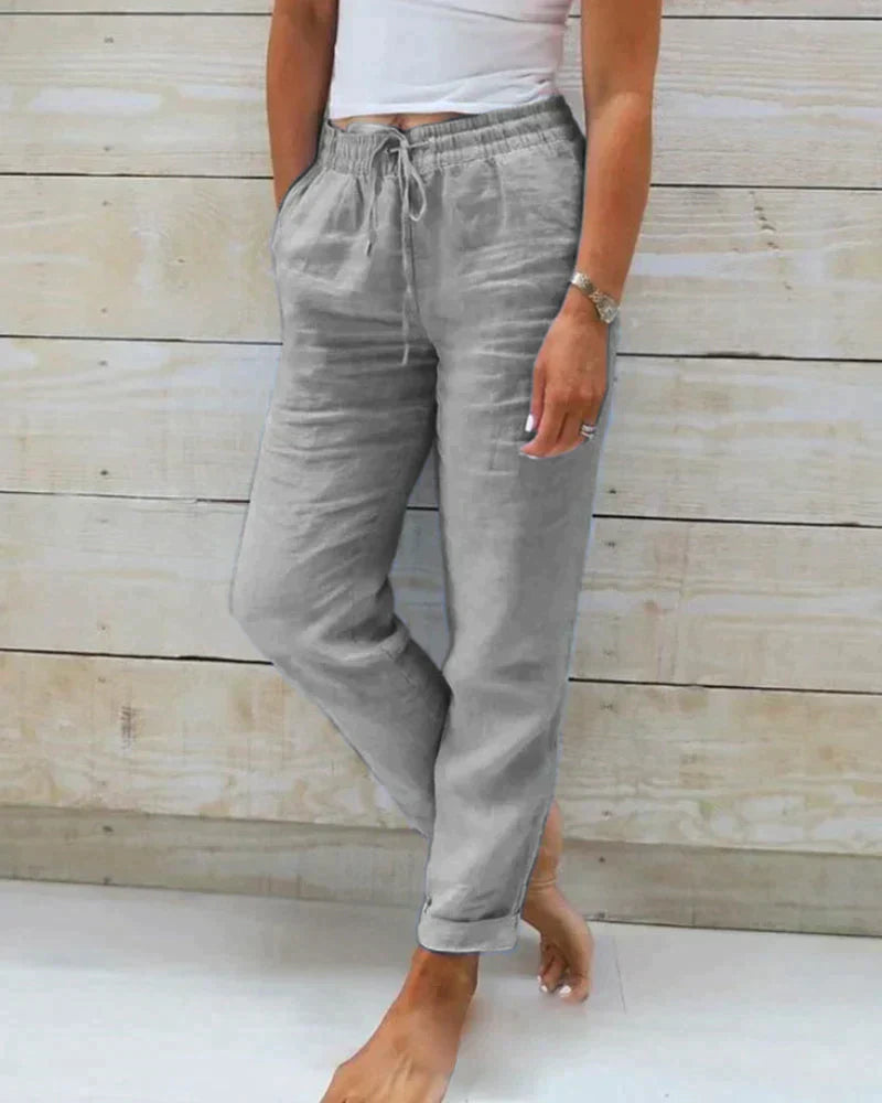 WW | Stilvolle Leinenhose für Damen