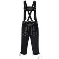 WW | Herren Lederhosen Kniehose Mit Trägern Bayerische Festkleidung