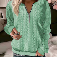 WW | Schlichter Pullover mit Reißverschluss