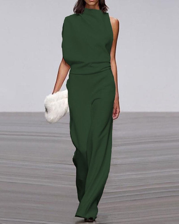 WW | Premium Ein Schulter Jumpsuit