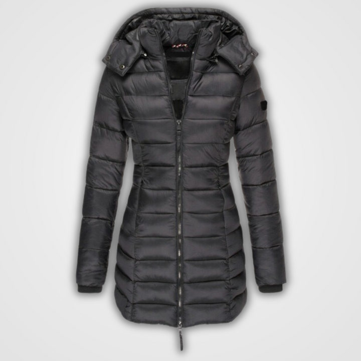 W&W Mode - Eleganter urbaner Stil Wintermantel für Damen mit Stehkragen