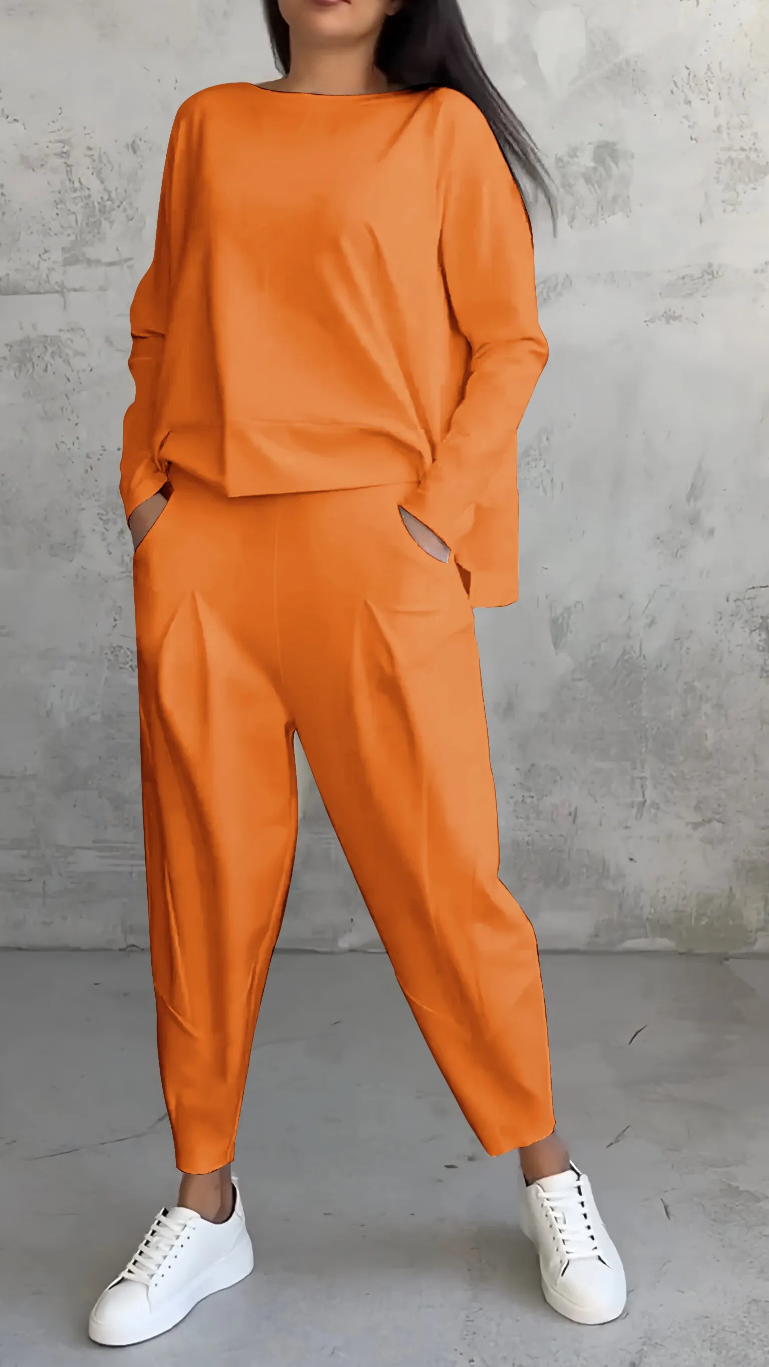 WW | Zweiteiliges Set In Einem Lässigen Relaxed Fit Modell