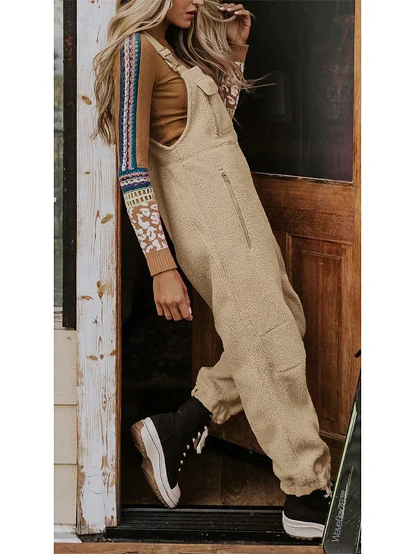 W&W Mode | Thermo-Overall aus Fleece mit Reißverschlusstaschen für Frauen