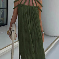 WW | Sommer Kurzarm Klassisches Kleid
