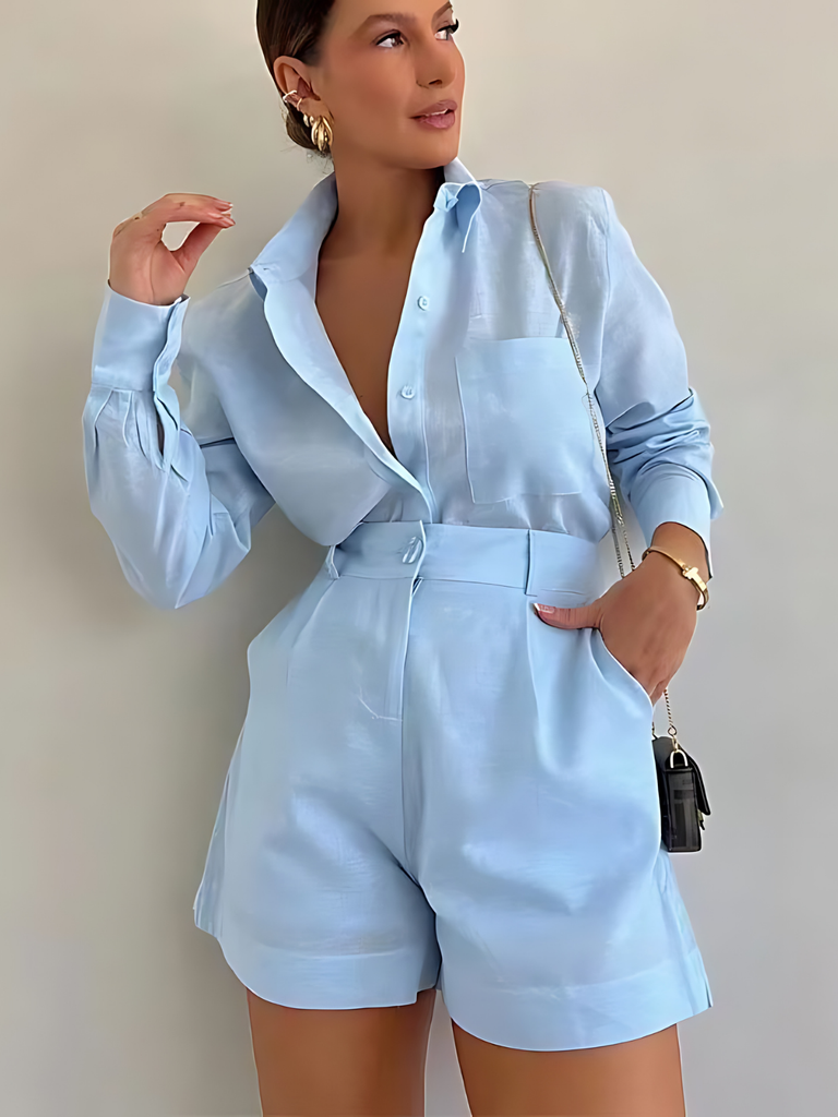 WW | Zeit Short & Shirt Passendes Set