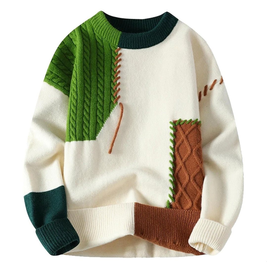 W&W Mode | Patchwork Pullover