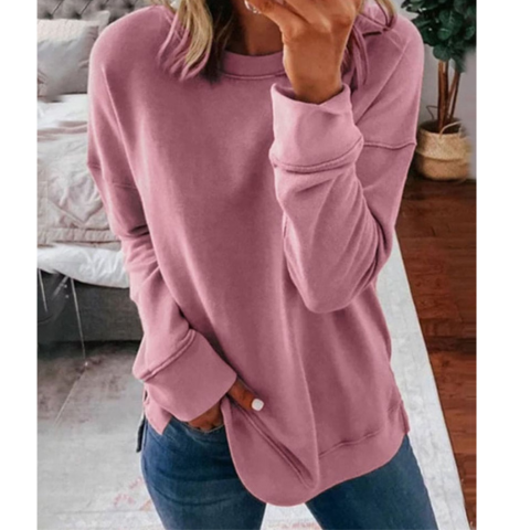 WW | Lässiger Plus Size Pullover Für Frauen