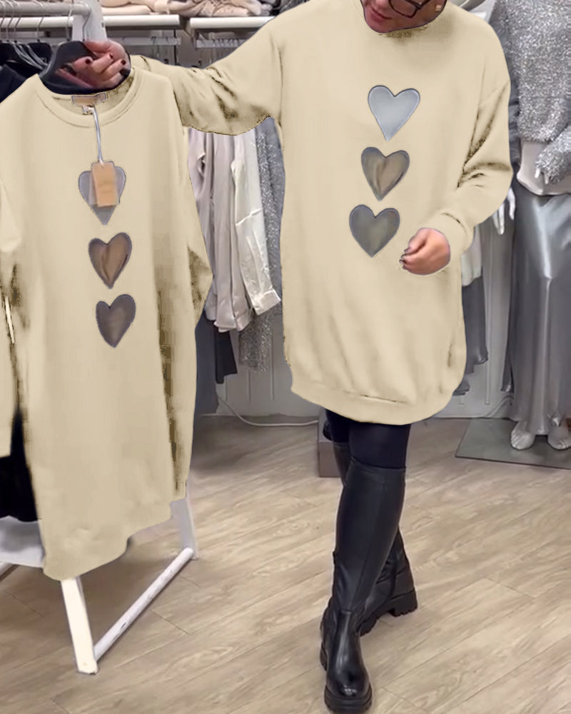 WW | Shift Herz Muster Lässig