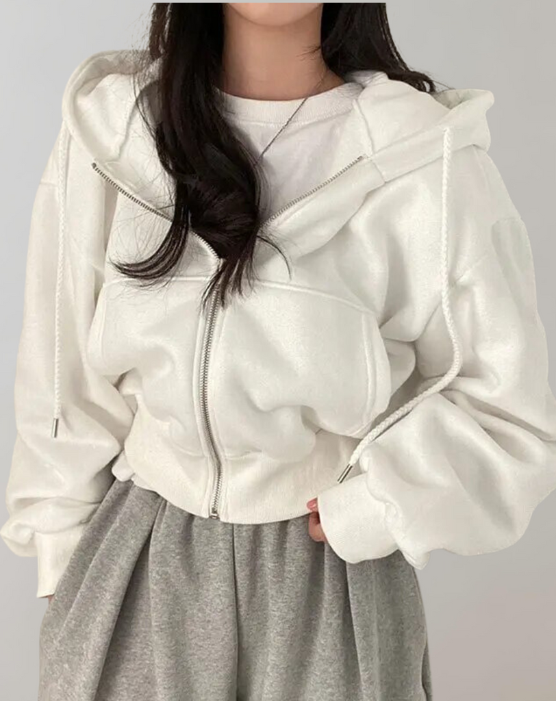WW | Frauen Solid Hooded Sweatshirt