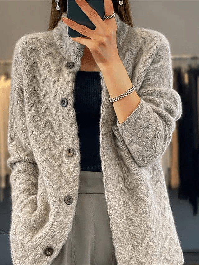 WW | Leichter Strick Cardigan Für Einen Entspannten Alltagsstil Für Frauen