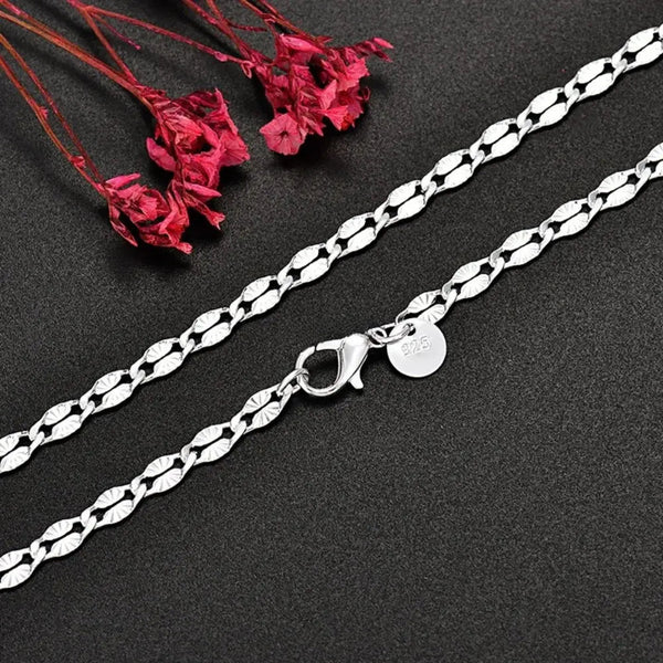 WW | 925 Sterling Silber 4mm Kette