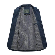 WW | Herren Denim Baumwolle Blazerjacke