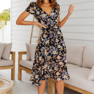 WW | Kleid in Midi Länge, Ideal Für Frühling Und Den Täglichen Gebrauch