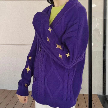 Gestickter Vintage-Pullover