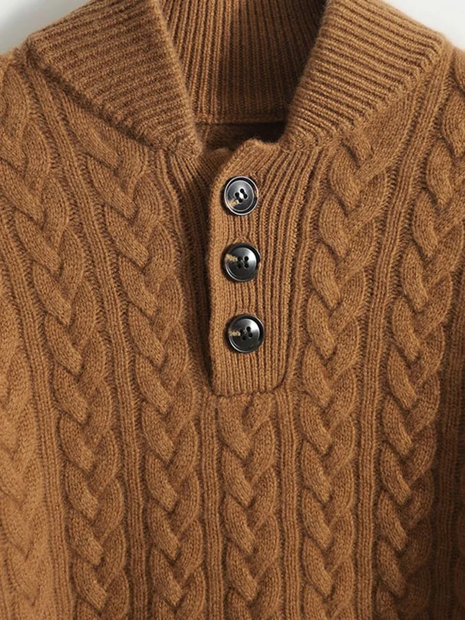 W&W Mode | Kabelgestrickter Winterpullover Für Damen